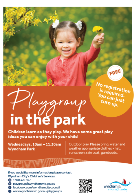 Pop Up Playgroup in the Park