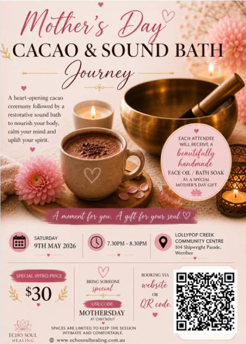 Mother's Day Cacao and Sound Bath Journey