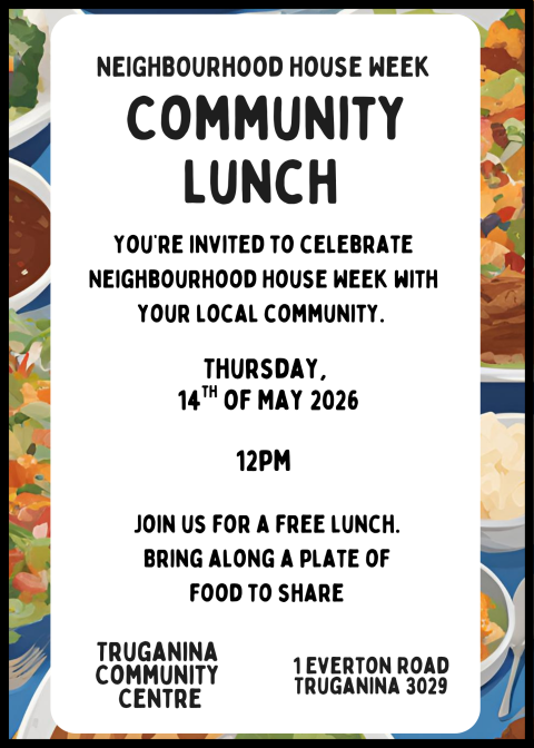 Community Lunch for Neighbourhood House Week