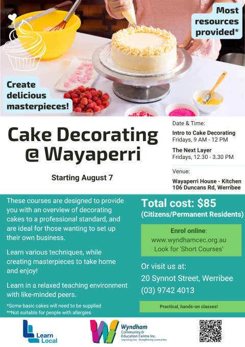 Cake Decorating - The Next Layer Course