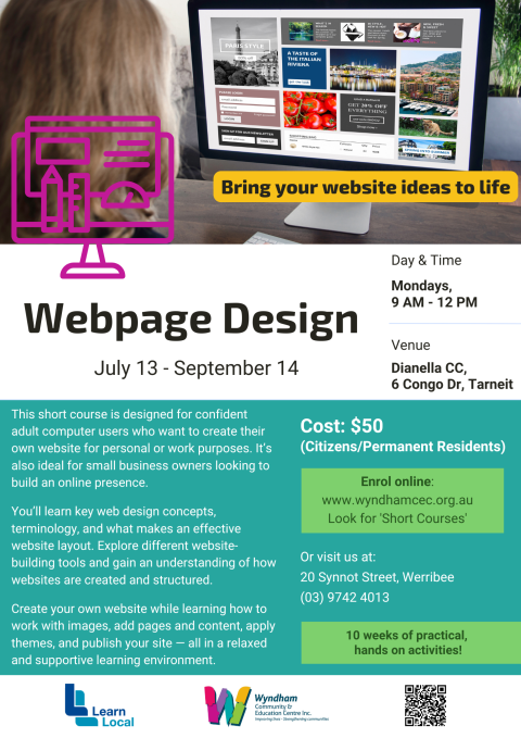 Webpage Design Course
