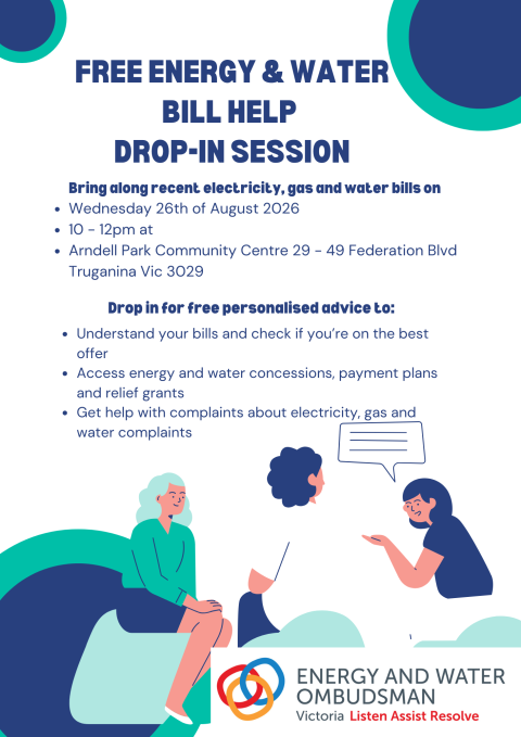 Free Energy and Water Bill Help Drop in Session 