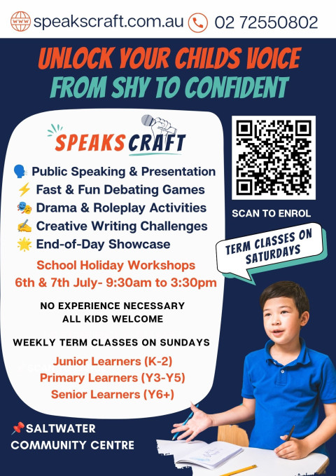 Speakscraft Holiday Workshop