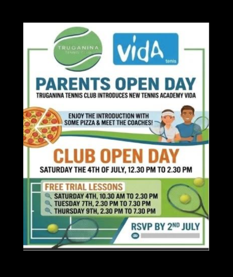 Free Tennis Intro Sessions & Term 3 Tennis Lessons at Truganina Tennis Club