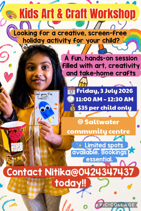 Kids Art & Craft Holiday Workshop