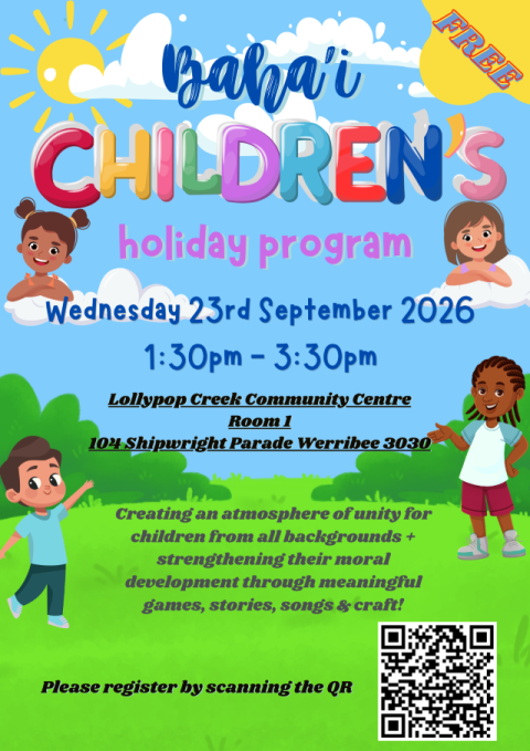 Baha's Childern's Holiday program
