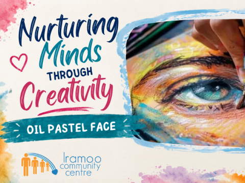 Nurturing Minds Through Creativity - Oil Pastel Face