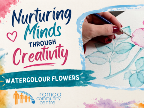 Nurturing Minds Through Creativity - Watercolour Flowers