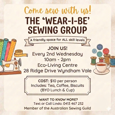 'WEAR-I-BE' Sewing group