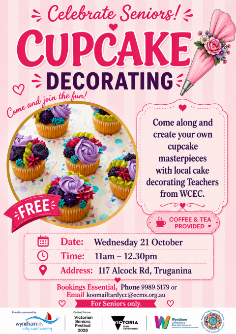 Seniors Festival - Cupcake Decorating