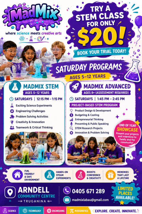 MadMix Stem Program for Kids