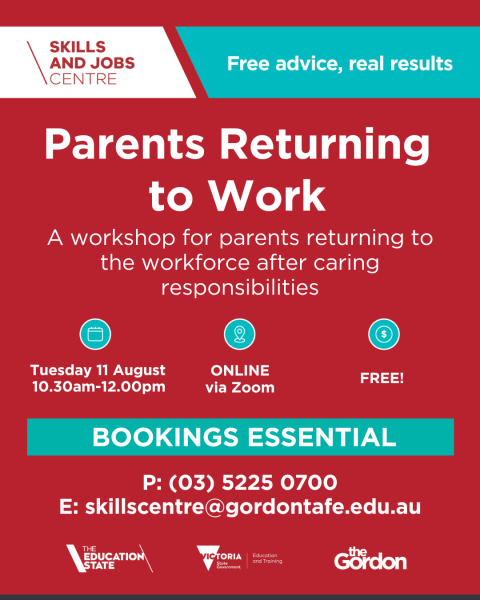 Online Workshop: Parents Returning to Work