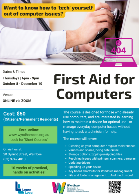 First Aid for Computers Course