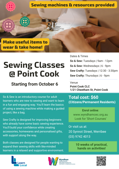 So & Sew - Introduction to Sewing Course