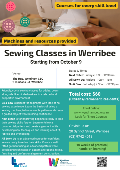 All Sewn Up - Advanced Sewing Course