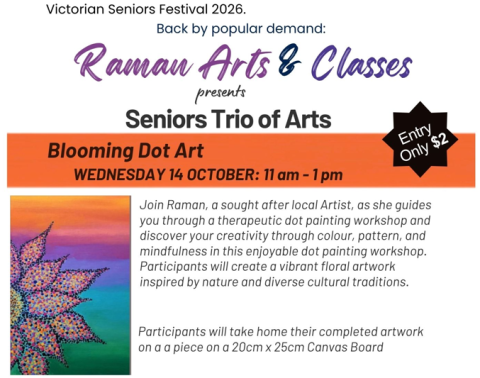 Seniors Festival - Blooming Dot Art