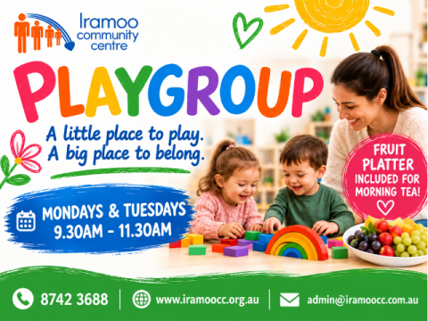 Discover, Play & Connect at Iramoo Community Centre