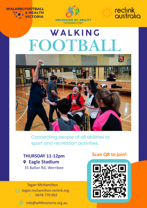Walking Football flyer 