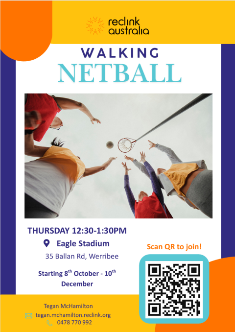 Walking Netball Flyer