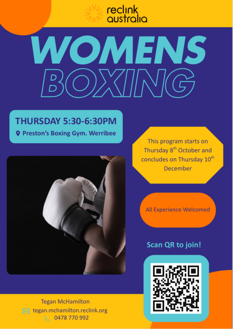 Women only Boxing Flyer