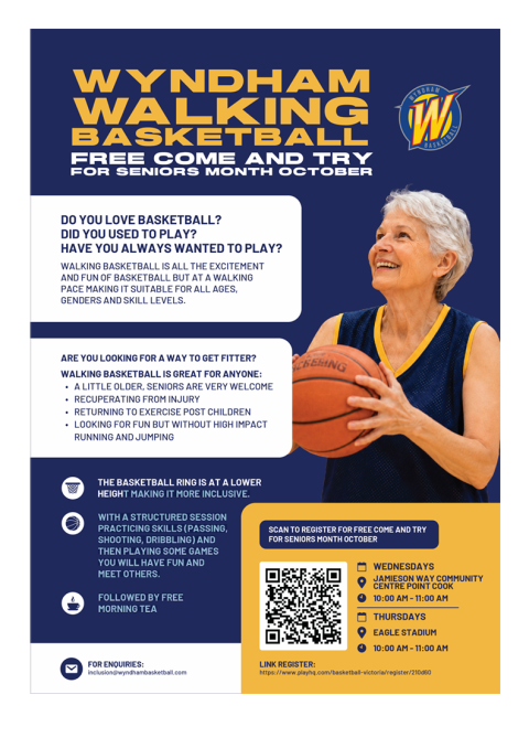 Walking Basketball Flyer