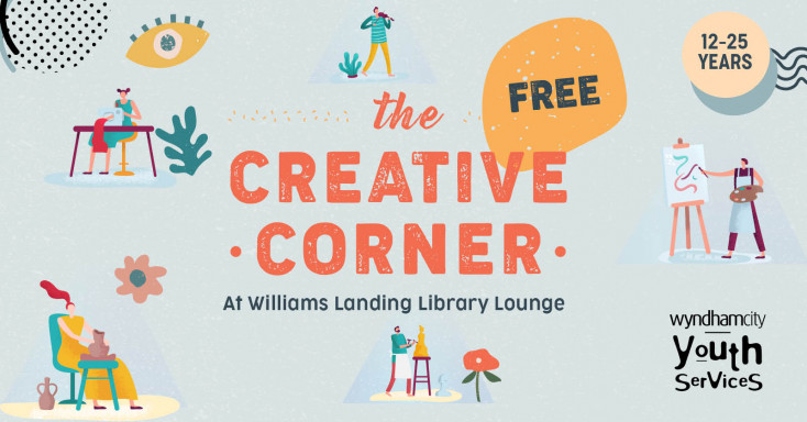 the creative corner at williams landing library lounge