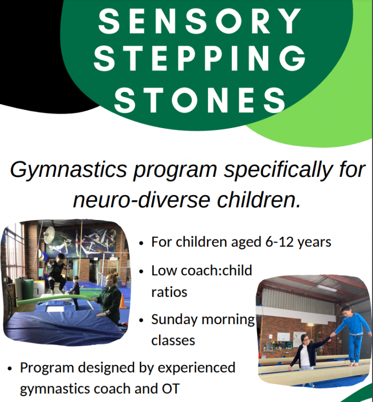 Sensory Stepping Stones with Werribee Gymnastics Club Wyndham City