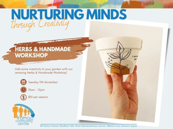 Add some creativity to your garden with our amazing Herbs & Handmade Workshop!