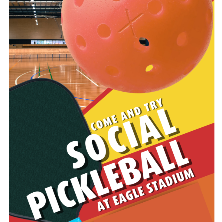 a black oval shaped plastic bat and a red plastic ball with holes in