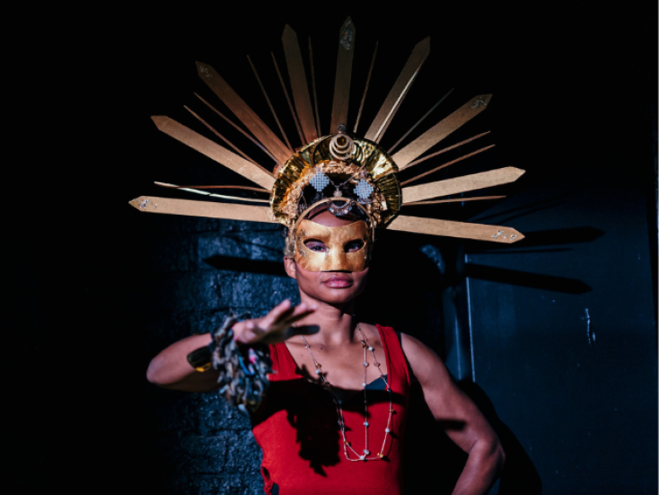 Oshun is a colourful, vibrant story with dance, soul songs and live drumming, that takes you into the kingdom of the Yoruba (West African) Orishas (gods).
