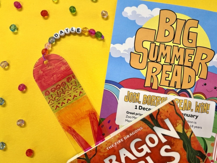 Bookmark with Big Summer Read flyer