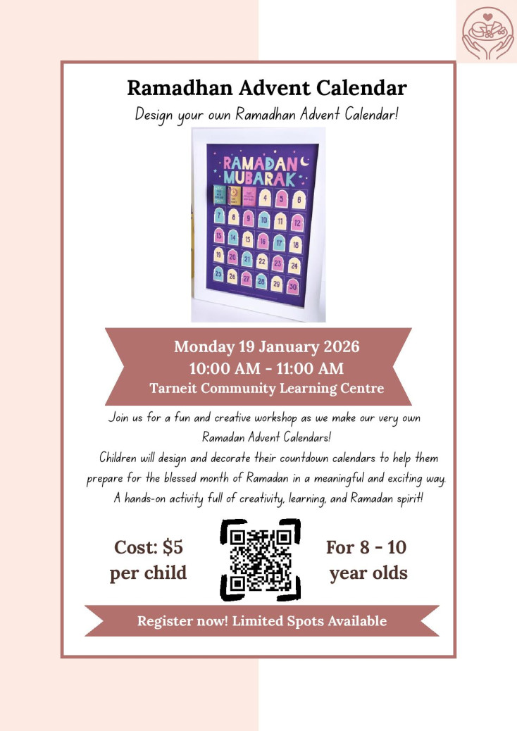 Design your own Ramadhan Advent Calendar Workshop