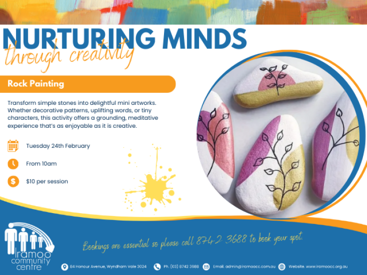 Nurturing Minds Art Classes - Rock Painting