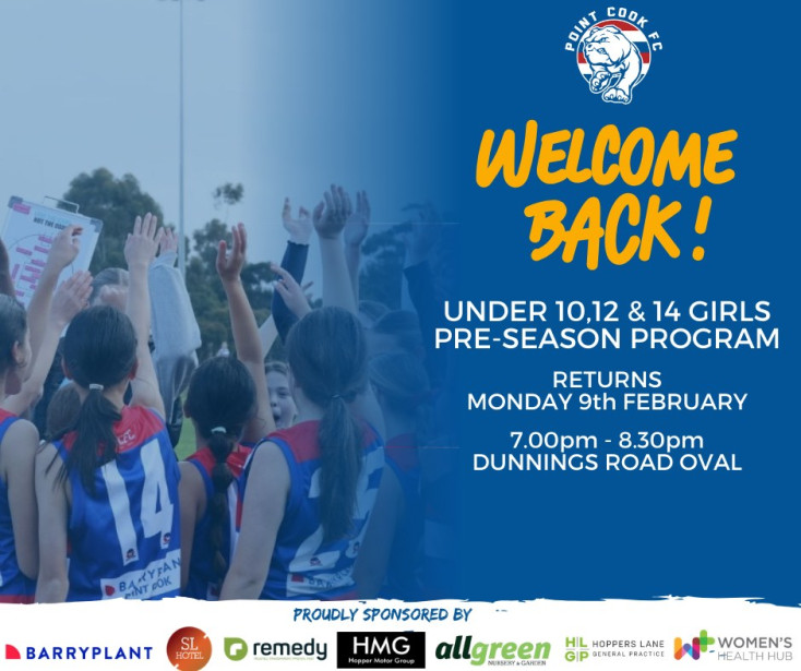 a flyer with a group of girls in a circle cheering