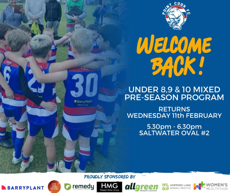 a flyer with kids in a circle with their arms around each other wearing blue, white and red sports tops