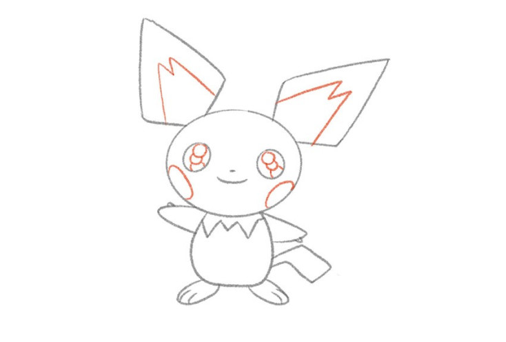Drawing of Pikachu