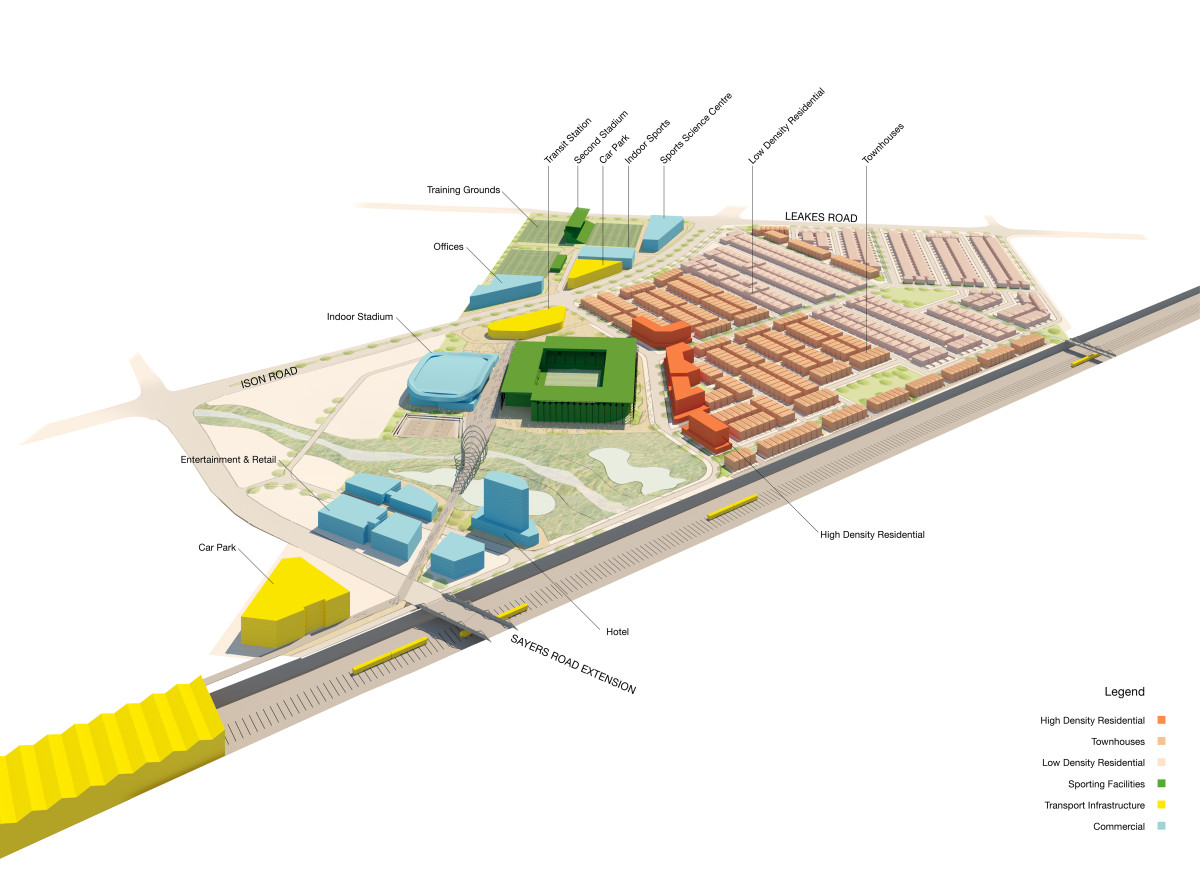 Wyndham Stadium Precinct Map