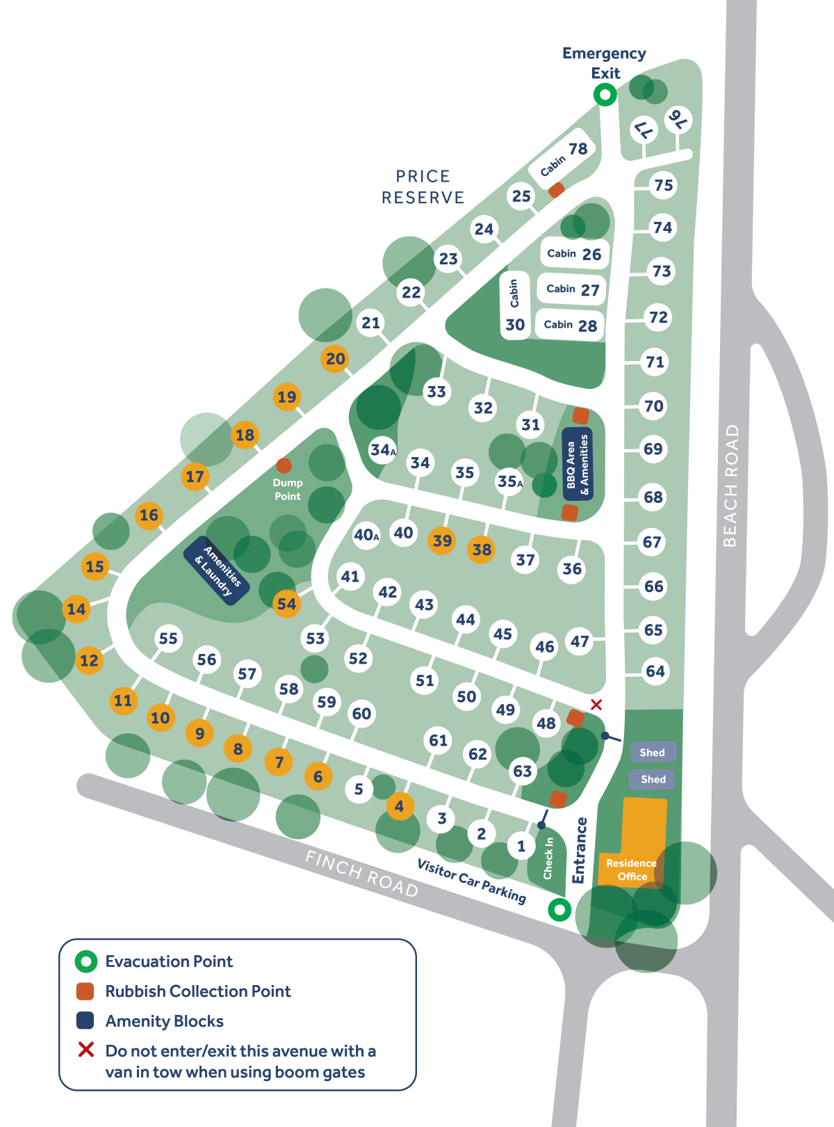 Werribee South Tourist Park Maps