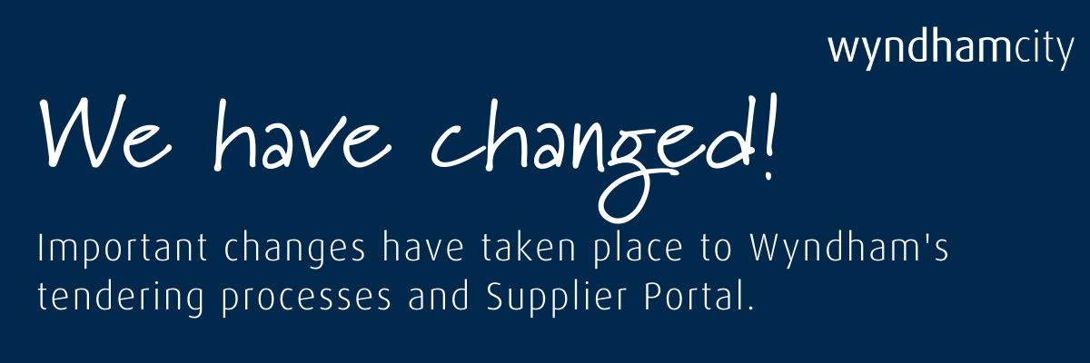 Wyndham Supplier Portal Wyndham City