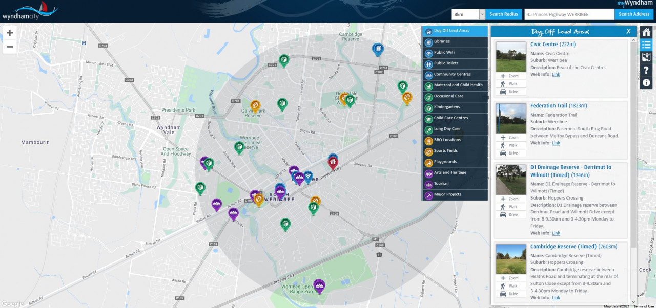 Community Centre map