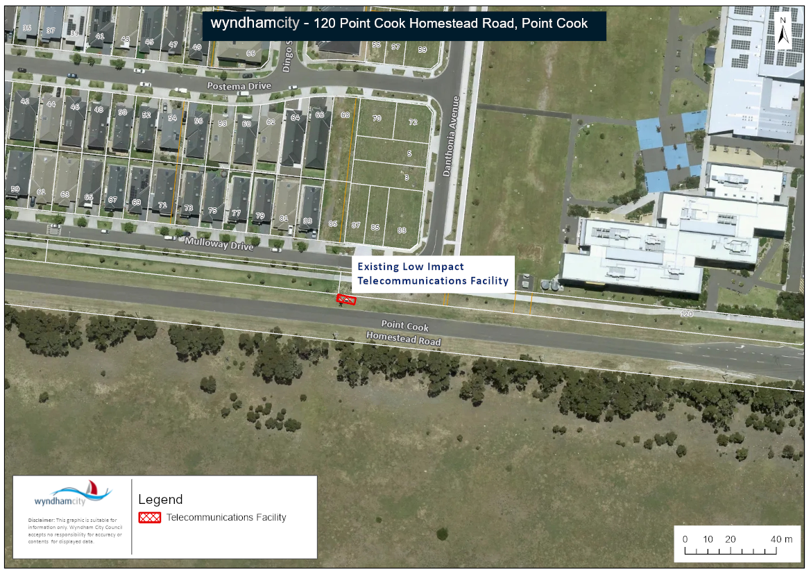 Notice of Intention to Lease: on part Road Reserve RRS011825 at 120 Point Cook Homestead Road, Point Cook 