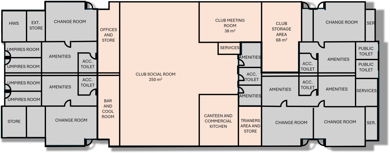 Proposed Changes to Existing Pavilion