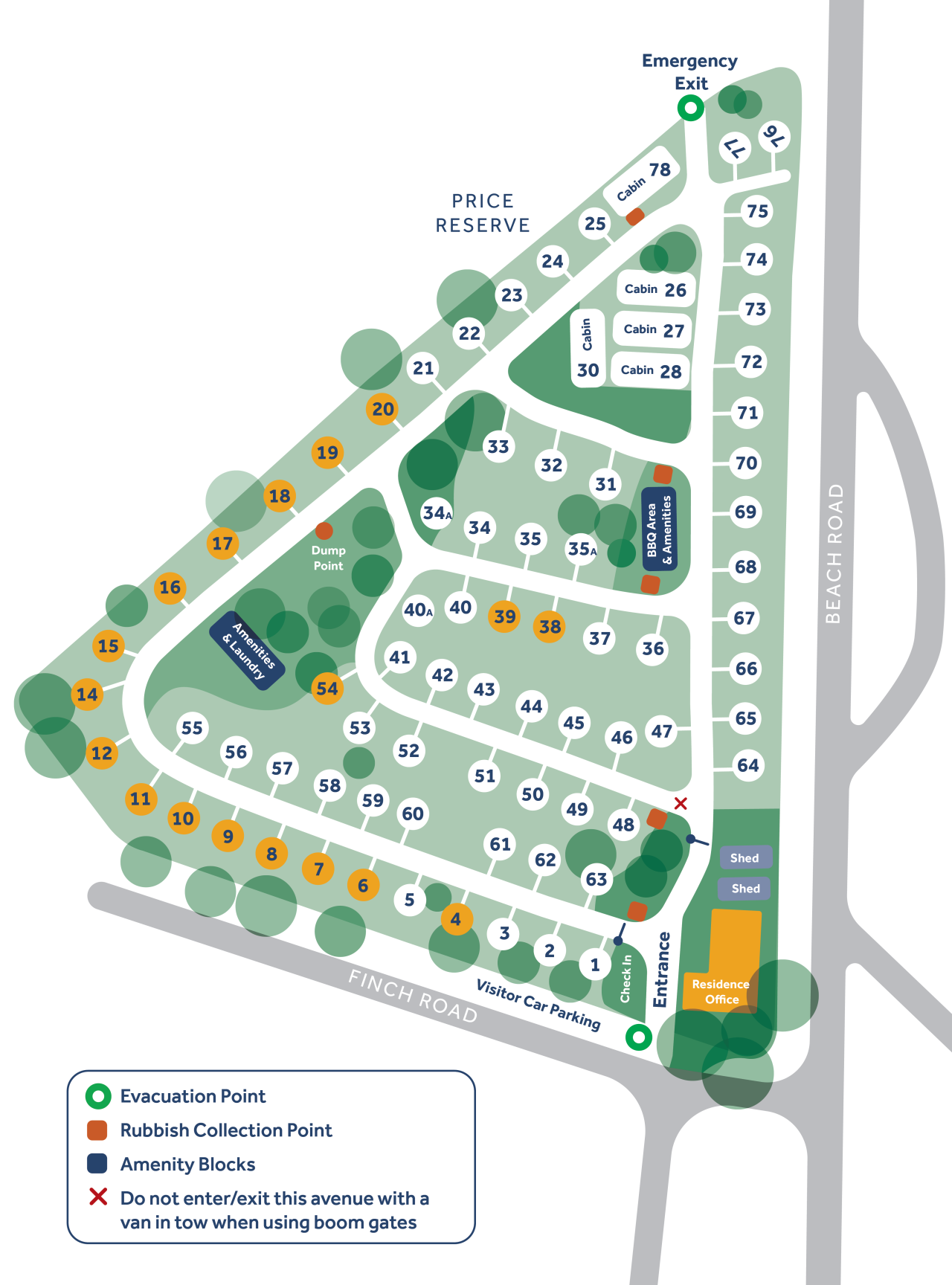 Werribee South Tourist Park Maps