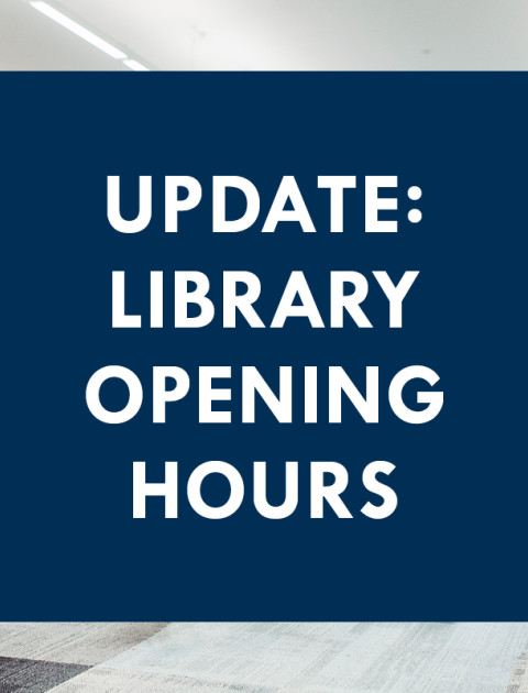 update: library opening hours