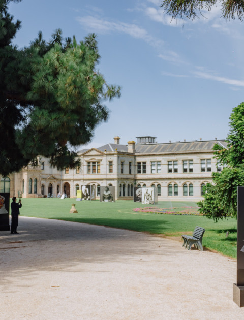   Karla Dicken’s practice will extend to the Project Hub  at Wyndham Art Gallery as part of Queer PHOTO.  Karla Dickens is represented by Station Gallery.  Explore Queer PHOTO in Wyndham, including indoor and outdoor artworks, free artist talks, workshops and more.  Karla Dickens, from the series To See Or Not To See, 2017. Queer PHOTO Installation view, Werribee Park Mansion.  Photo: Will Hamilton-Coates