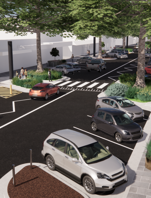 Werribee City Centre pedestrian crossings