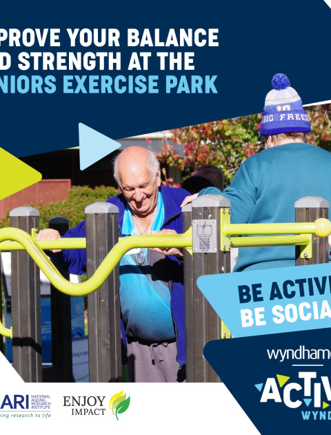 a group of people are exercising on outdoor exercise equipment