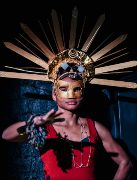 Oshun is a colourful, vibrant story with dance, soul songs and live drumming, that takes you into the kingdom of the Yoruba (West African) Orishas (gods).