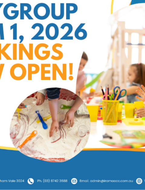 Iramoo Community Centre - Tuesday Playgroup Term 1, 2026
