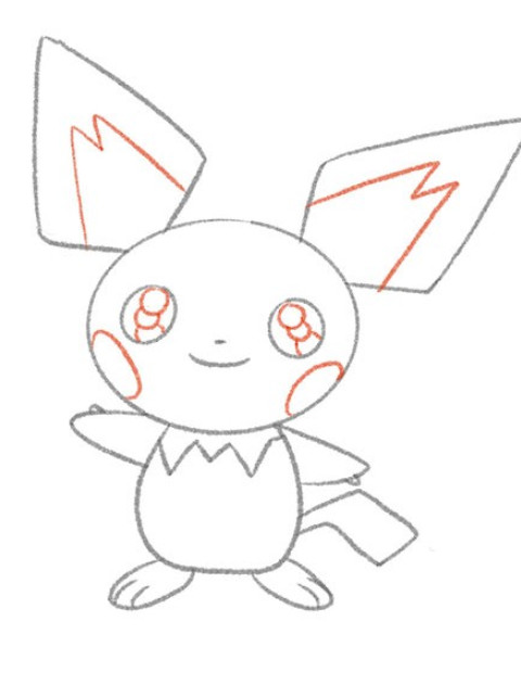 Drawing of Pikachu